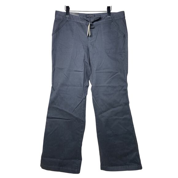 Banana Republic Factory Ryan Fit Pants Women's 14 Black Cotton Straight NWT NEW - Picture 1 of 7